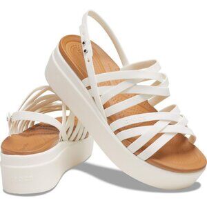 CROCS Brooklyn Strappy Low Wedge